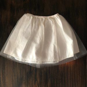 Mini Boden Ivory Tulle Skirt 7-8Y
